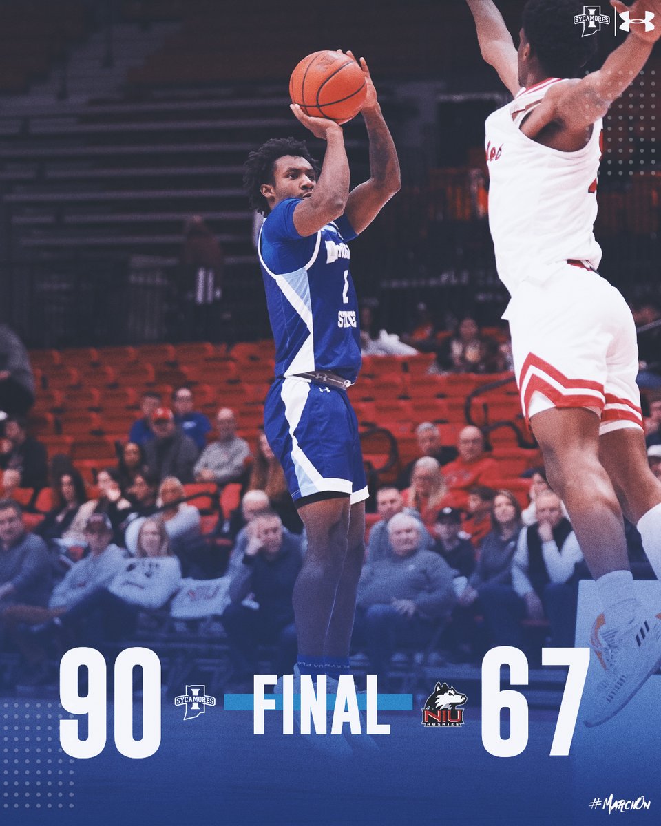 WWWWWWWW.

Your sycamores are 8-1. We'll see you Saturday.

#MarchOn | #Kaizen