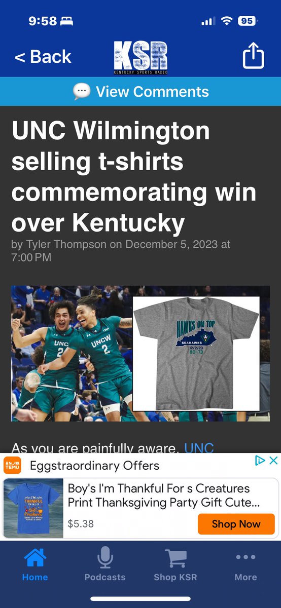 Nice work Clownapari!!!  It’s becoming a trend!  Leading UK into mediocrity one season at a time.
