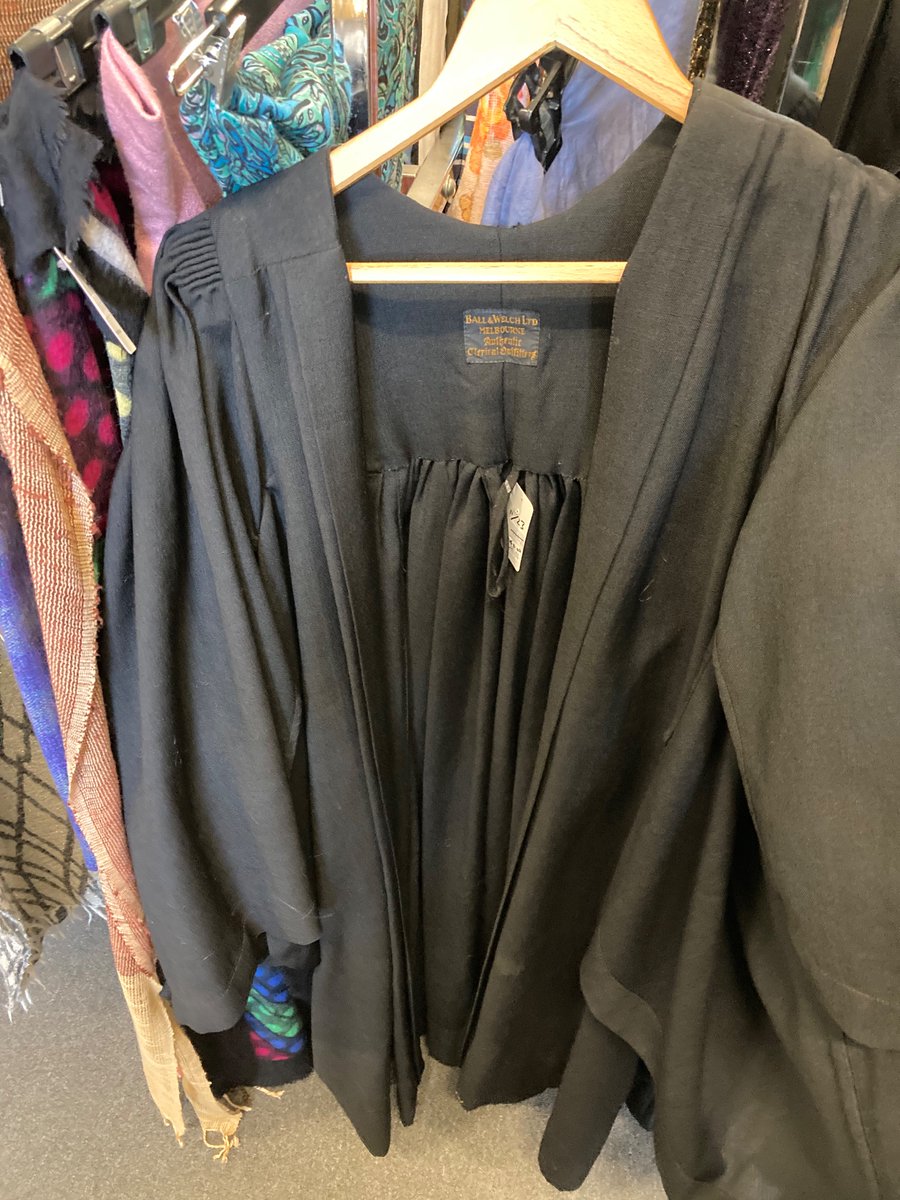 Any barristers looking for robes? These are at the op shop on high street Northcote, just up the hill from the merri creek.