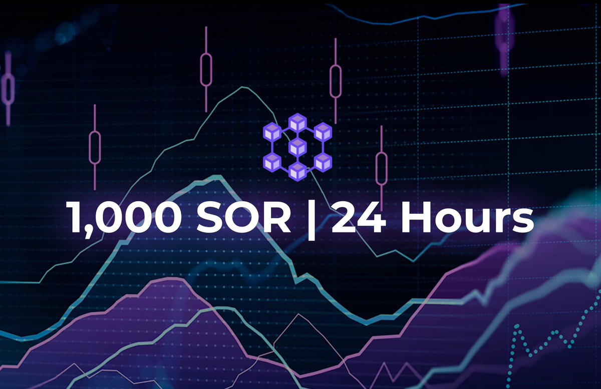 1,000 SOR | 24 Hours 🟪

Follow <a href="/sorceryfinance/">Sorcery Finance 🦇</a> &amp; <a href="/sorceryswap/">SorcerySwap</a> 🔮

Join our telegram t.me/SorcerySwap 

Comment your wallet address below