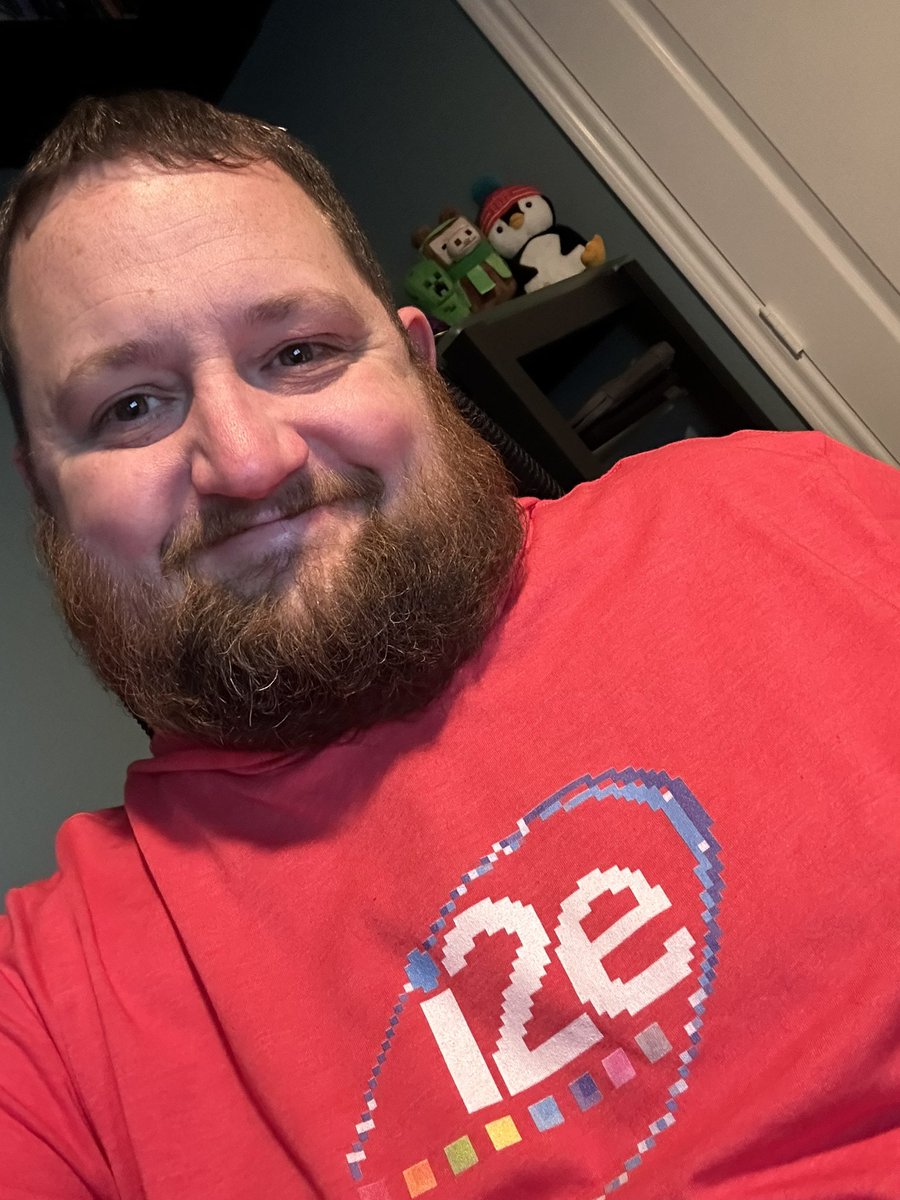 Totally forgot to post it earlier, but as I’m working on an @i2eEDU project today, I felt it only appropriate to rep my new shirt (even if I’m in my home office all alone)! #i2eEDU #MIEExpert #MicrosoftEDU