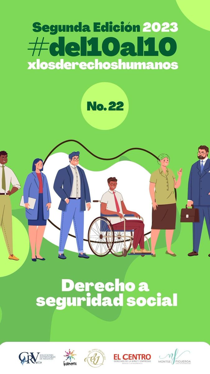 CentroDerechos's tweet photo. Del 01 al 05 de diciembre hicimos conciencia, compartimos y ejercimos los #DerechosHumanos
No.22 Derecho a seguridad social
No.23 Derecho al trabajo
No.24 Derecho al descanso
No.25 Derecho a una vida digna
No.26 Derecho a la educación
Súmate al reto!
#Del10al10xlosDerechosHumanos https://t.co/XZrbIts6ro