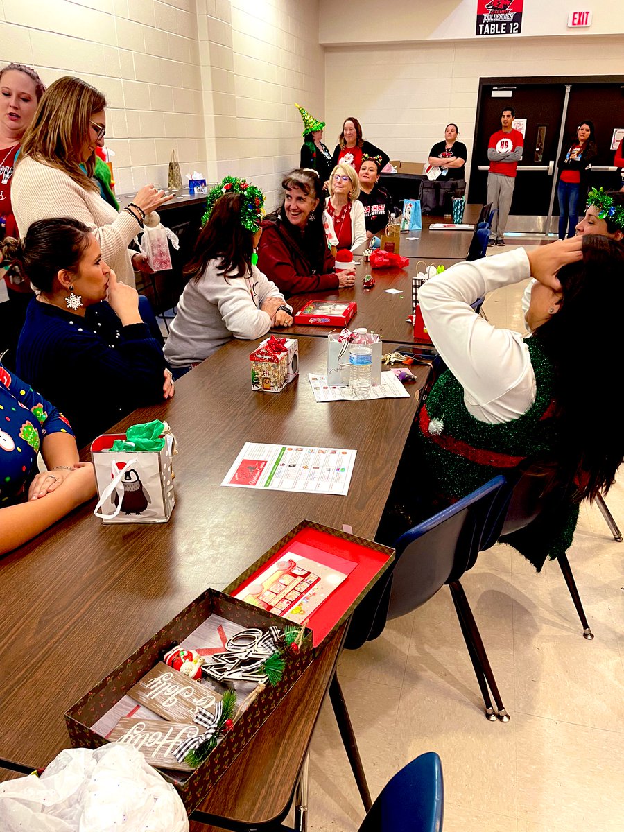 PoblanoV's tweet photo. Holiday Activities Galore
Everyday themed dress up & bonus activities and sometimes secret surprises π₯°
Today was ornament exchange π And more holiday wear. My cupcake ornament already on my tree and looks great.
#WolverineExpress https://t.co/tJn0I7C5vW