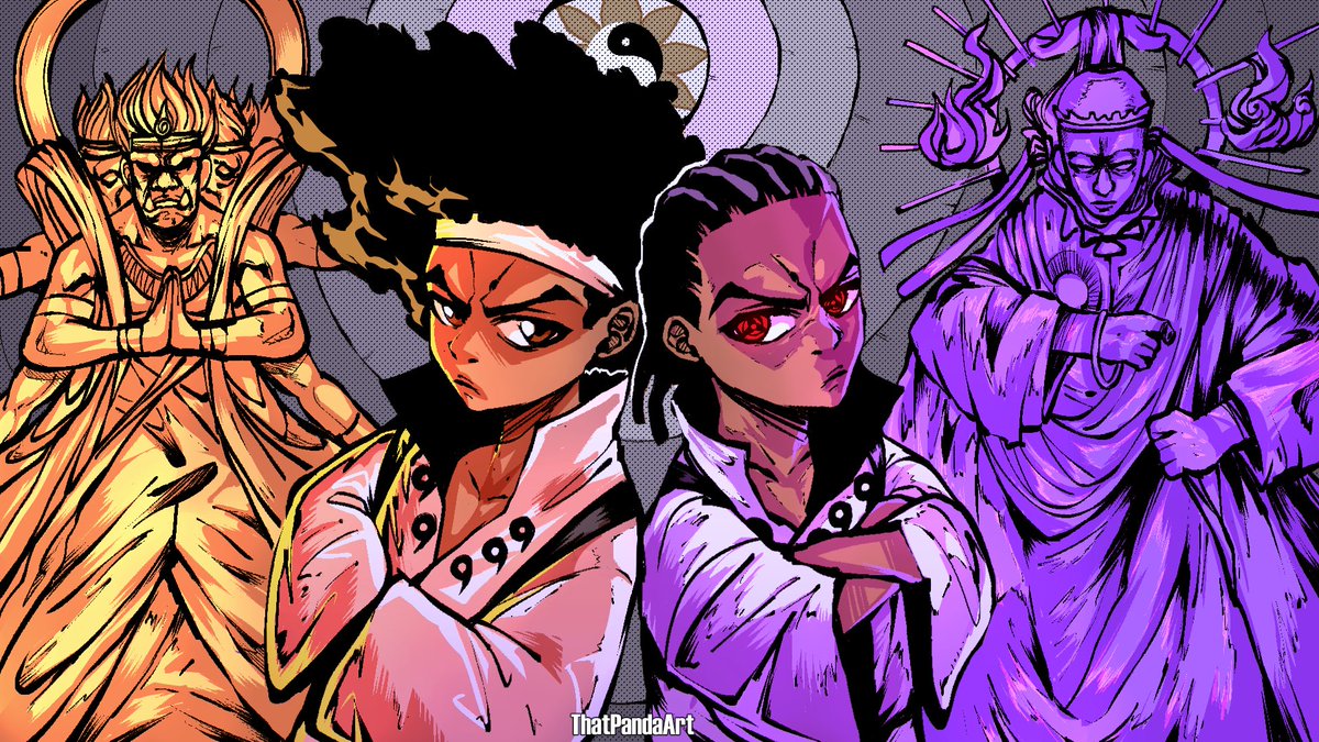 Huey and Riley the chosen sons 🌗