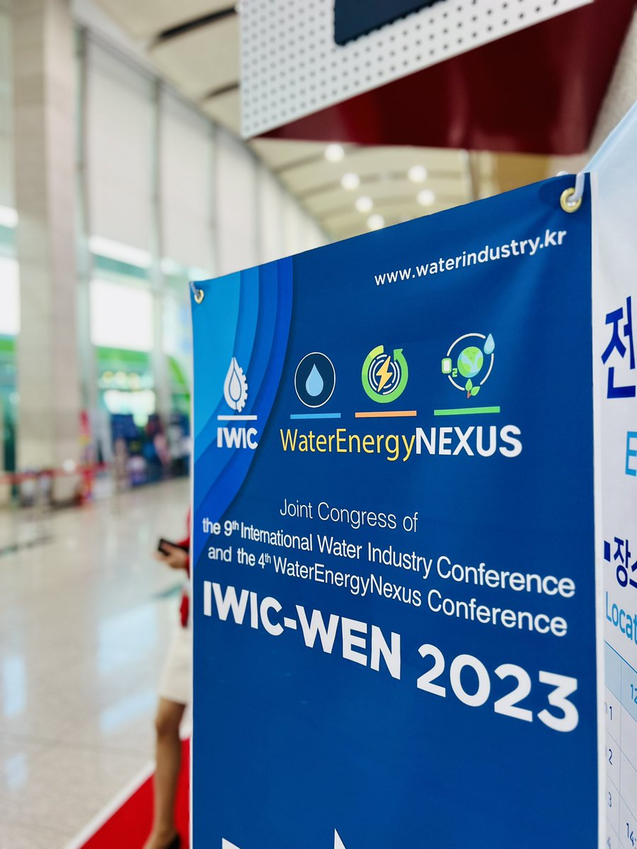 Today marks the beginning of the 4th #WaterEnergyNEXUS Conference in Daegu, held during the Korean International Water Week (#KIWW). In our opening ceremony, we started fondly remembered @DionDionysiou , a renowned scientist and dear friend. He was meant to be our plenary speaker