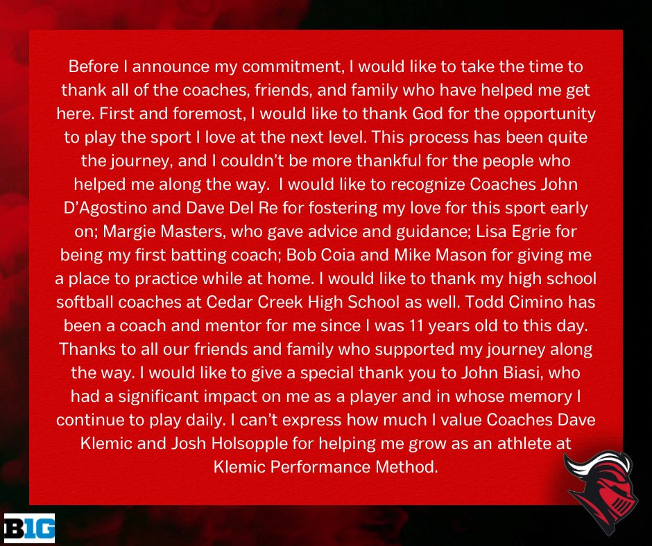 AmadioAllison's tweet photo. GO KNIGHTS!! ⚔️⚔️❤️🤍🖤
So excited for the next four!!
@EliteFusetti @ScGenovese @CCHS_Sports @CedarCreekSB @CoachButler12 @_Nat_Yo @coach_alison99 @Coach_mcGuem @RUSoftball https://t.co/brsiJBxPJN