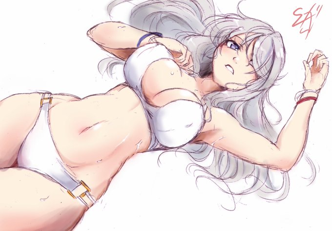 #くそ寒いので水着絵を貼る 