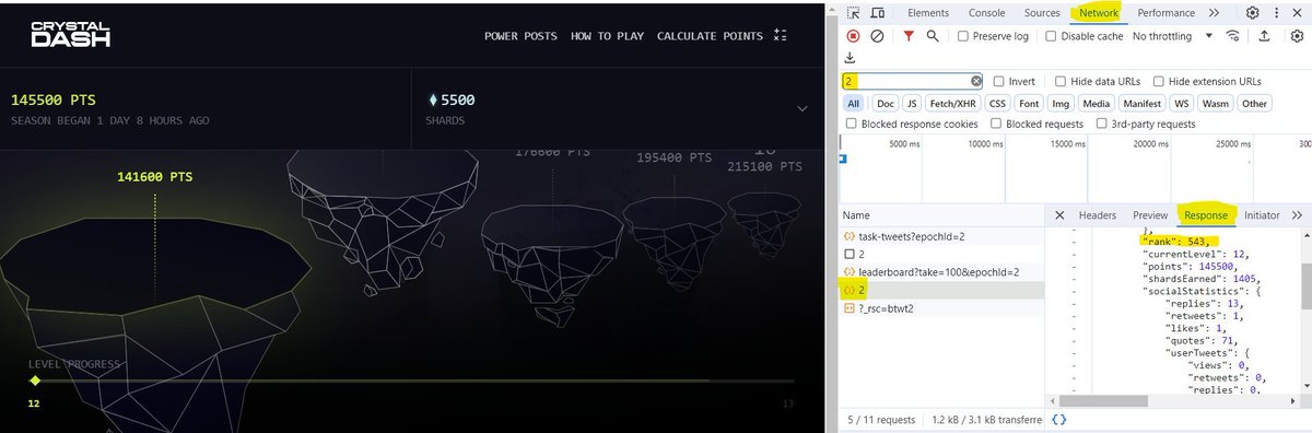 0xAyla_'s tweet photo. New to
@Portalcoin
farming or curious about your rank? Here's a quick guide! 🔍 📷 Right-click and choose 'Inspect'   📷 Search for '2' 📷 Find '2' under 'Name'   📷 Scroll to find 'Rank' 5⃣6⃣ https://t.co/3oU3PNmzag