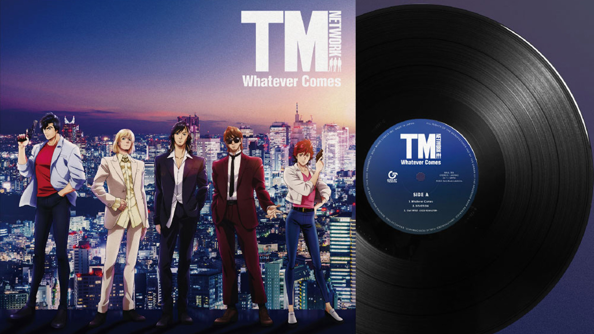 TM network アナログレコードwhatever comes