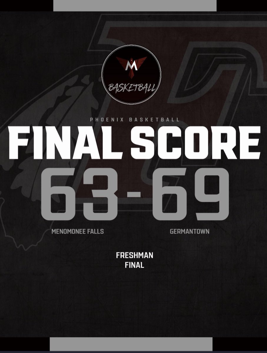 MFalls_Hoops's tweet photo. Final Scores from Conference Opener at Germantown. Home opener next Tuesday 12/12/23 vs Wauwatosa West. https://t.co/jzp8O4nDfr