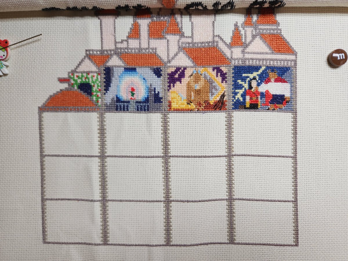 'Tale as Old as Time SAL' by Story Stitches. Room 3 Finished!