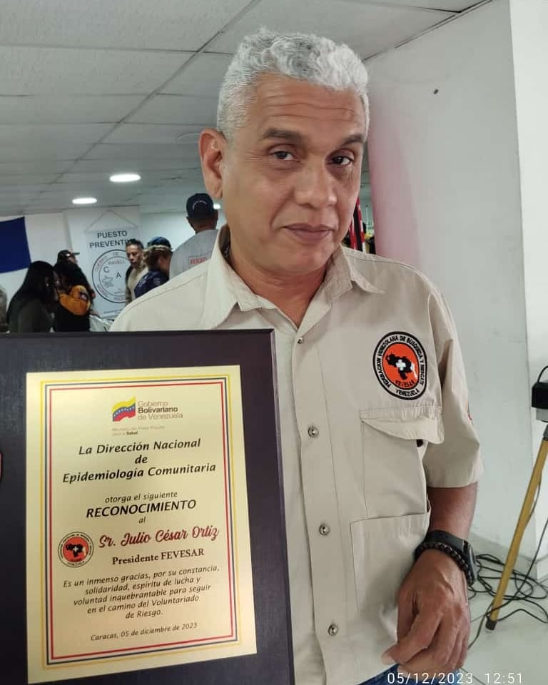 Gracias por el reconocimiento, y gracias a todos los que desde <a href="/fevesar_ong/">FEVESAR</a>  hacen que nuestro gremio cada día sea más robusto para servir a los que nos necesitan... #UnidosSomosMejores