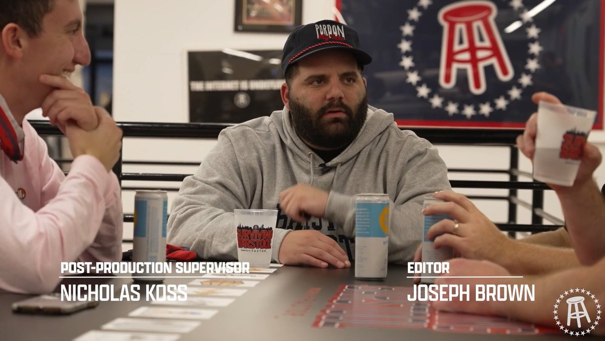 Xeminan's tweet image. The episode of #SurvivingBarstool I was the main Editor for has aired! I was there for about a month, and it was a blast to be a part of such a huge production!