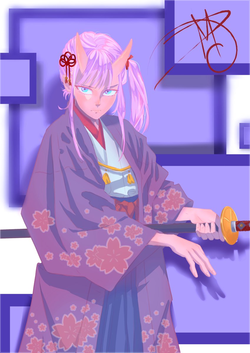 CorpLotus's tweet photo. #oni #animegirl #illustration #digitalart #digitalillustration #sketches #onigirl https://t.co/ibAMfqsvmf