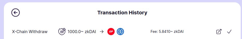 nata_network_io's tweet photo. 👀History being made...😍
First private x-chain withdrawal from $zkDAI to $USDC on @optimismFND.
👇
#nataRouter #privacyBridge https://t.co/4ui3Zt7pZA
