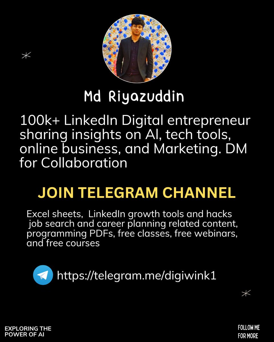 riyazmd774's tweet photo. That's the wrap up🤩
👉Retweet the first tweet
Do Follow @riyazmd774 for more amazing stuff
#tool #HiTab #crome https://t.co/tpvCEZkLTw