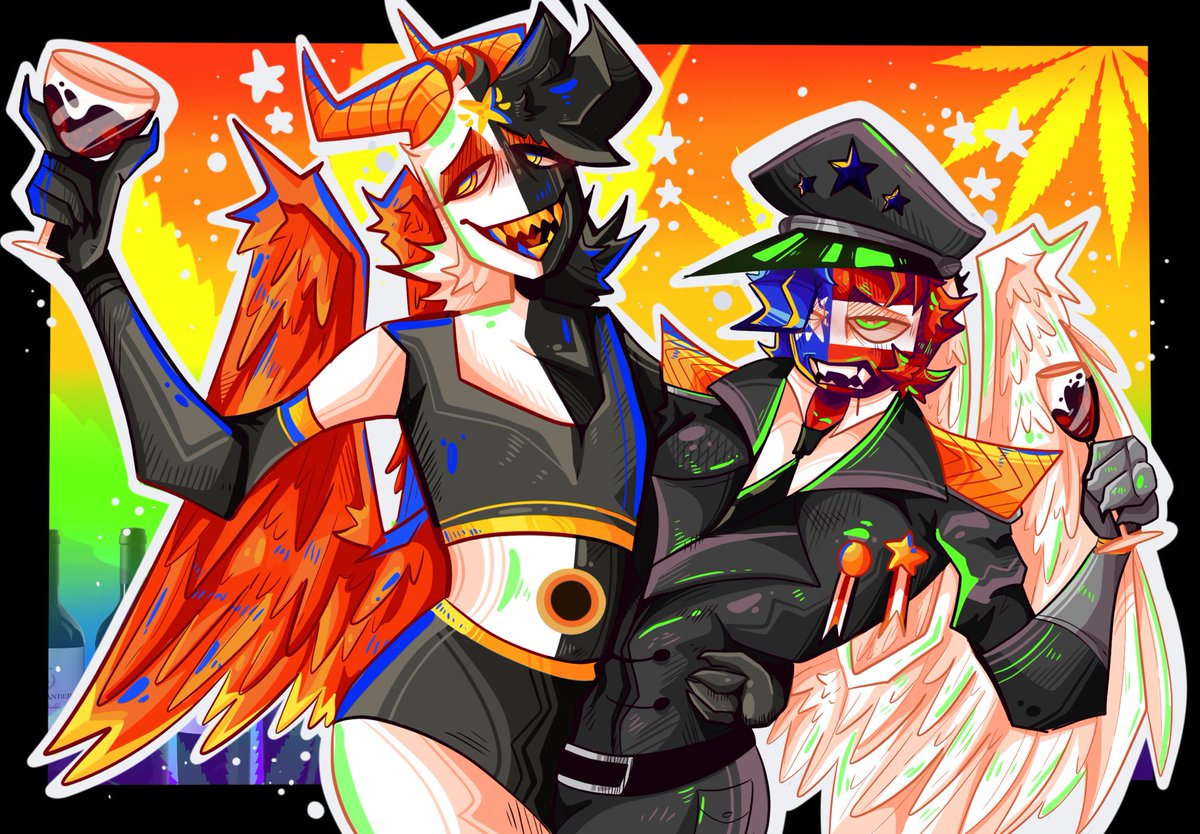 0verdue_taxes's tweet photo. Grrr I drew them together for the first time in awhile,,,
#countryhumans #countryhumansocs #ocs #originalcharacterart https://t.co/J3j4O5gpeX