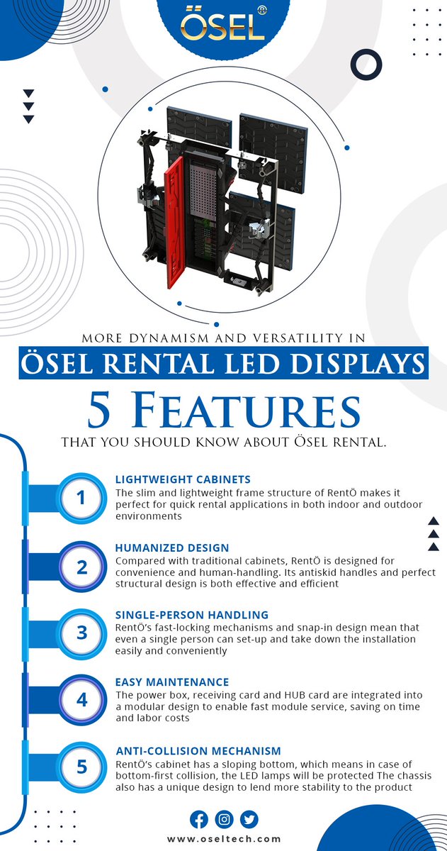 OselDevices's tweet image. More Dynamism and Versatility in Ösel Rental LED Displays 5 Features that you should know about Ösel rental. Visit: oseltech.com #indoorleddisplay #outdoorleddisplay