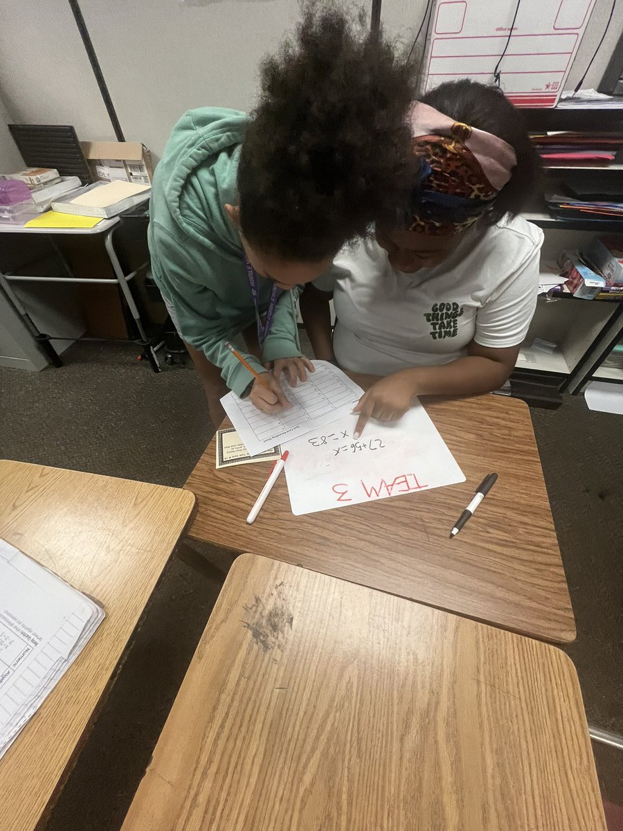 MsB_Jefferson's tweet image. We played “Capture the Flag” Equation Style! Students had no clue how many points each color was worth, so they were motivated to compete! Many surprising results! But they are begging to play again! #6thgradeMath