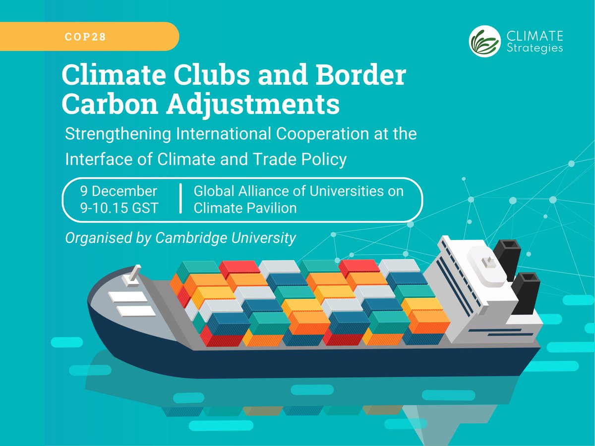 🗣️ Join Prof. @mmehling and Prof. @harrovanasselt as they discuss the prospects and limitations of international cooperation on Border Carbon Adjustments. 🛥️ Unpack how nations can collaborate on BCAs without exacerbating #trade tensions. Find out more bit.ly/4a2xfuI