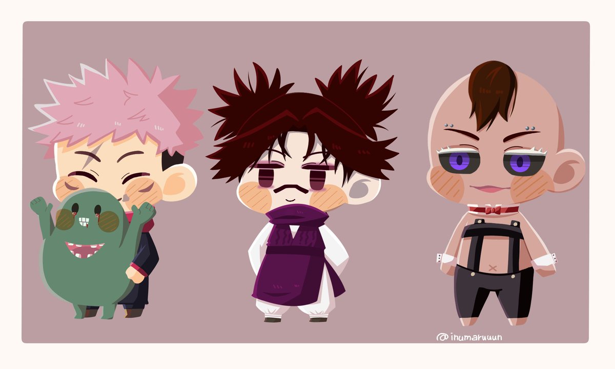 昨日寝るまでの時間で塗り終わった九相図兄弟🩸