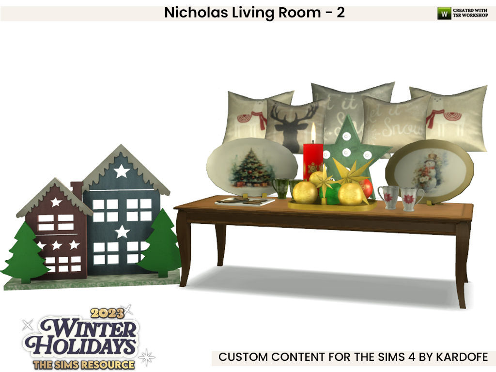 kardofe's tweet photo. Today on TSR, the second and third part of Nicholas living room, with many beautiful Christmas decorations.
https://t.co/EZtVdwReOA https://t.co/j7kO0EIhtN