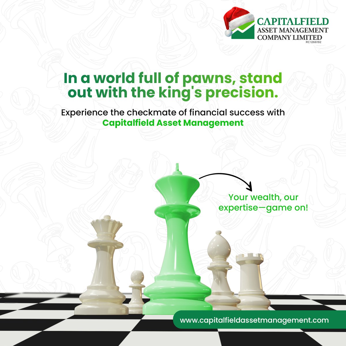 Mastering Wealth Advisory & Financial Planning

In the intricate game of finance, strategic moves make all the difference. At Capitalfield Asset Management, we approach Wealth Advisory & Financial Planning like a chess grandmaster strategizing for victory.