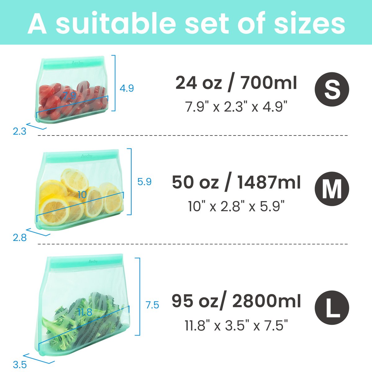 AechyOffical's tweet image. You need these versatile, multipurpose, reusable silicone food storage bags. 👝
articulo.mercadolibre.com.mx/MLM-2246239836…

#Aechy #Foodbag #Siliconecase #Mercadolibre