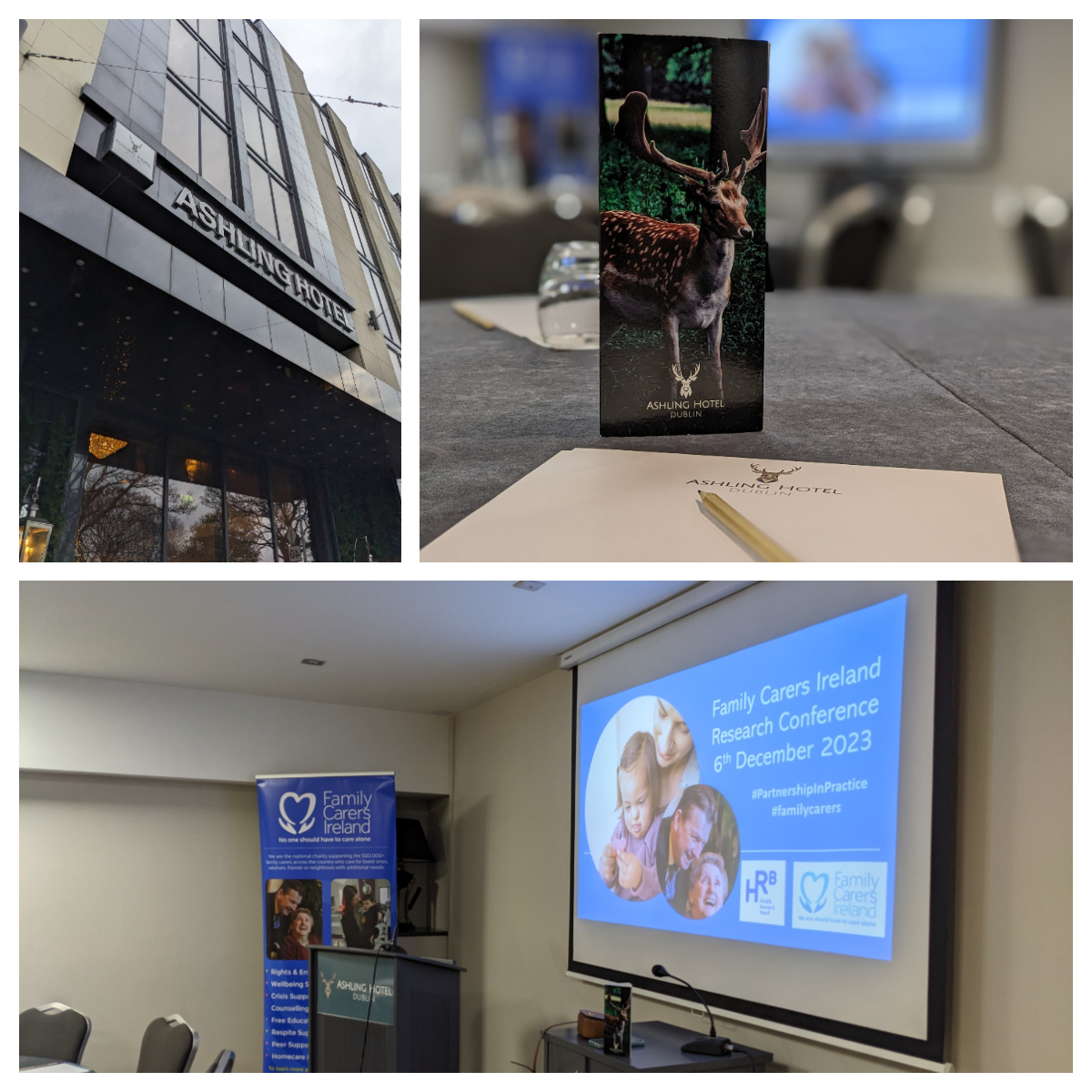 CarersIreland's tweet photo. Looking forward to our #PartnershipInPractice research conference today which will showcase carer-related research findings, good practice in Public & Patient Involvement & aim to foster networking & collaboration between those with an interest in family caring. #familycarers https://t.co/ELSXcAY73A