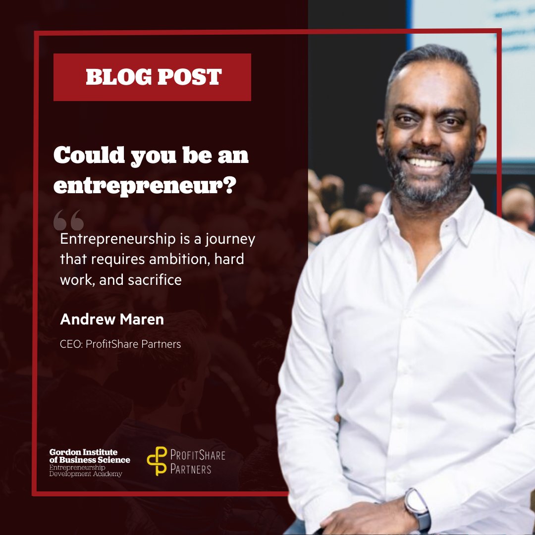 Is entrepreneurship on the horizon of your 2024? Andrew Maren, founder and CEO of Fintech firm ProfitShare Partners explains why a great idea, ambition, hard work and passion can be just what you need to get your entrepreneurial journey started.
bit.ly/3T7eEb3
#GIBSEDA