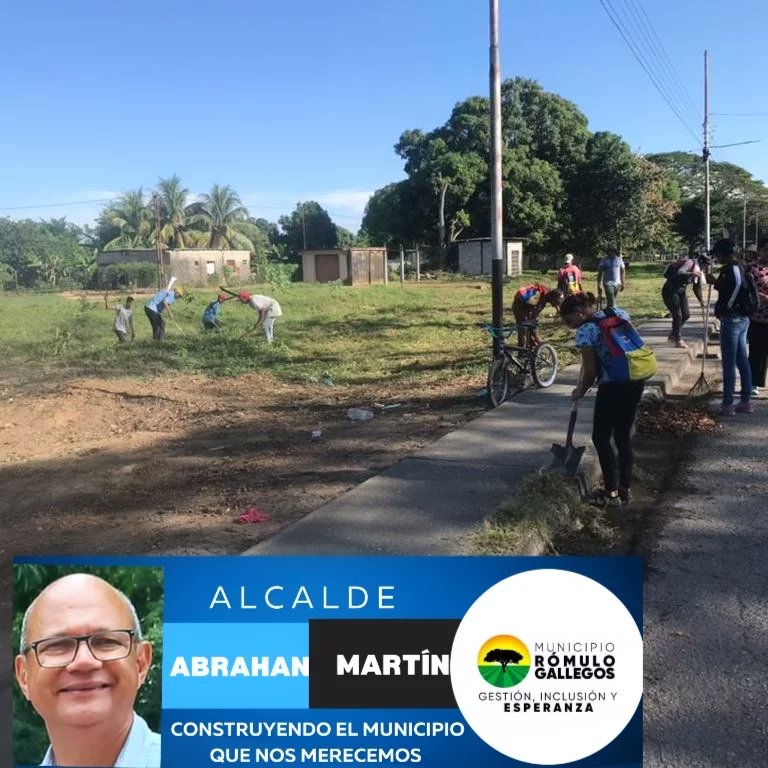En Las Margaritas, municipio Rómulo Gallegos, se desarrolla el Plan de Limpieza Continua

El alcalde del Municipio Rómulo Gallegos, Abrahán Martín, informó que se mantiene el Plan de Limpieza Continua, que incluye pica, poda y desmalezamiento.