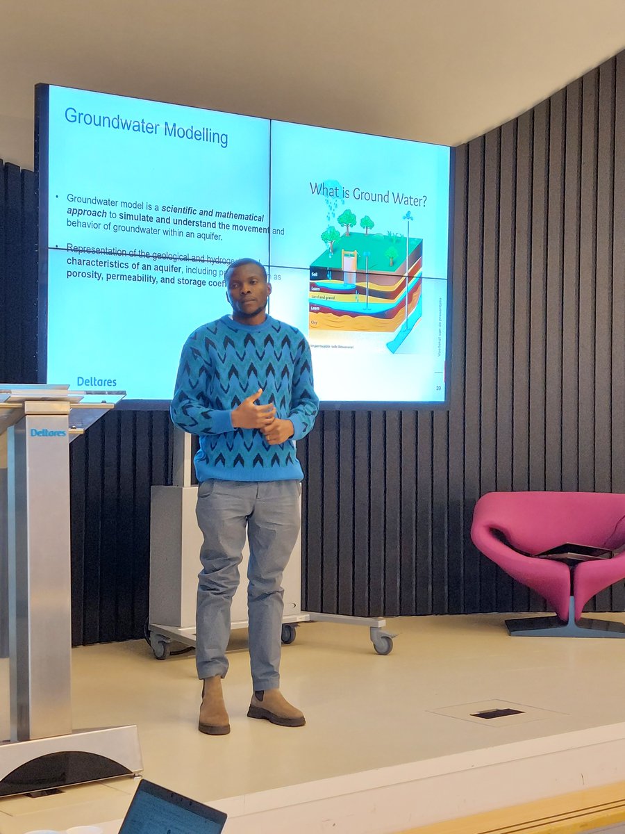 T_Ogunwumi's tweet photo. Am here, training some of the @UNmigration field staffs and program managers  on the use of data modeling for Integrated #Water Resources Management. It was interesting to exchange ideas and discuss what they are experiencing in the humanitarian field and how our expertise in water related issue can fill those gaps.

#flood #drought #HumanitarianCrisis