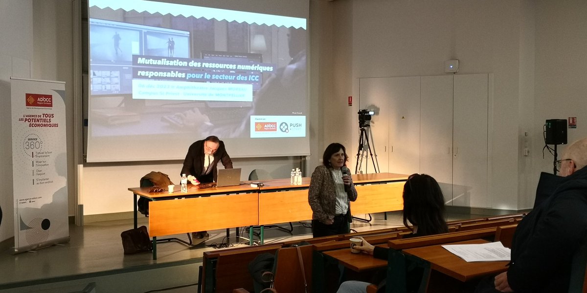 A la demande de <a href="/ADOCC_/">AD'OCC</a> je dirai quelques mots sur les enjeux du numérique responsable et durable, ainsi que sur la connectivité des datacenters, lors d'une journée "Mutualisation des ressources responsables pour les industries culturelles et créatives"