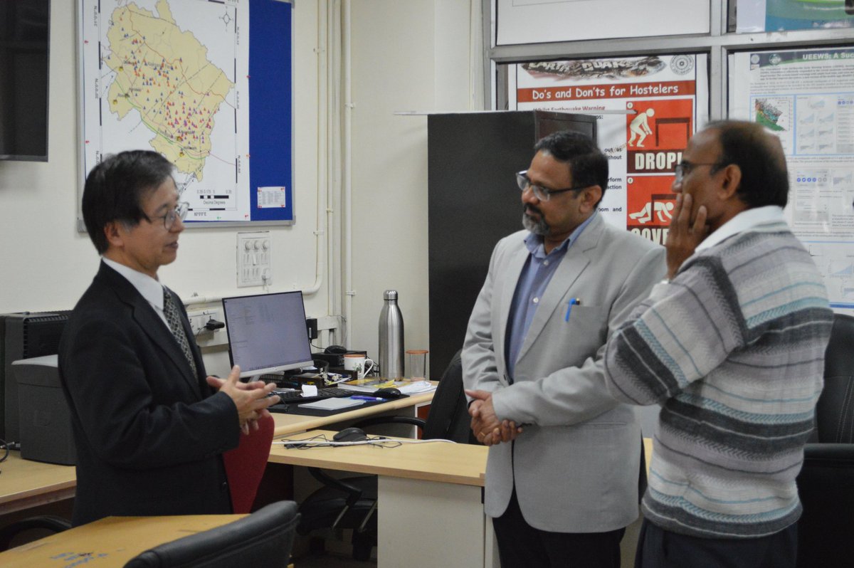 Srikrishnan (@srikrishnaniitr) on Twitter photo Prof. Tatsuya Ishikawa, Hokkaido University, Japan visited <a href="/coedmm/">CoEDMM IITR</a> IITR as part of the Indo-Japan Cooperative Science Program (IJCSP) project on "Landslide Early Warning systems"! A technical meeting held on implementation of Japanese Early Warning Criteria to Indian conditions! Prof. Tatsuya Ishikawa, Hokkaido University, Japan visited <a href="/coedmm/">CoEDMM IITR</a> IITR as part of the Indo-Japan Cooperative Science Program (IJCSP) project on "Landslide Early Warning systems"! A technical meeting held on implementation of Japanese Early Warning Criteria to Indian conditions!