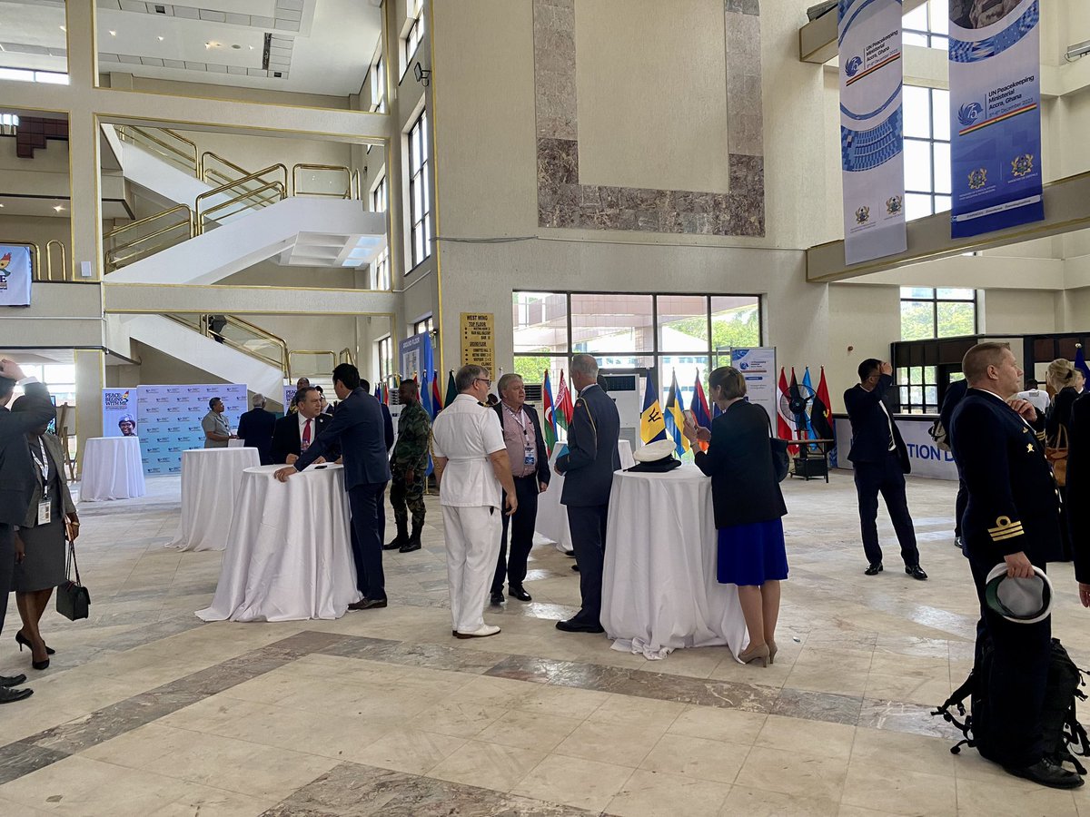 CharterhouseGH's tweet photo. 📸 75th UN Peacekeeping Ministerial Meeting happening at the Accra International Conference Center.
@UNPeacekeeping
#UNPKM23GH #istand4peace #peacebeginswithme
#CharterHouse https://t.co/M763fChoIJ