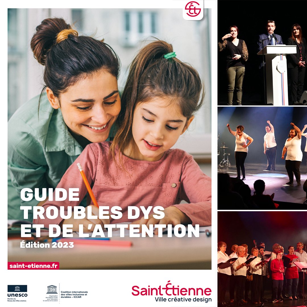 [#Handicap] Toute l’année, Saint-Étienne sensibilise au handicap avec "Ville en partage" ! #SaintEtienne est également la première ville française à publier une série de guides portant sur différents handicaps, comme le guide des troubles #DYS ➡️ saint-etienne.fr/actualites/gui…