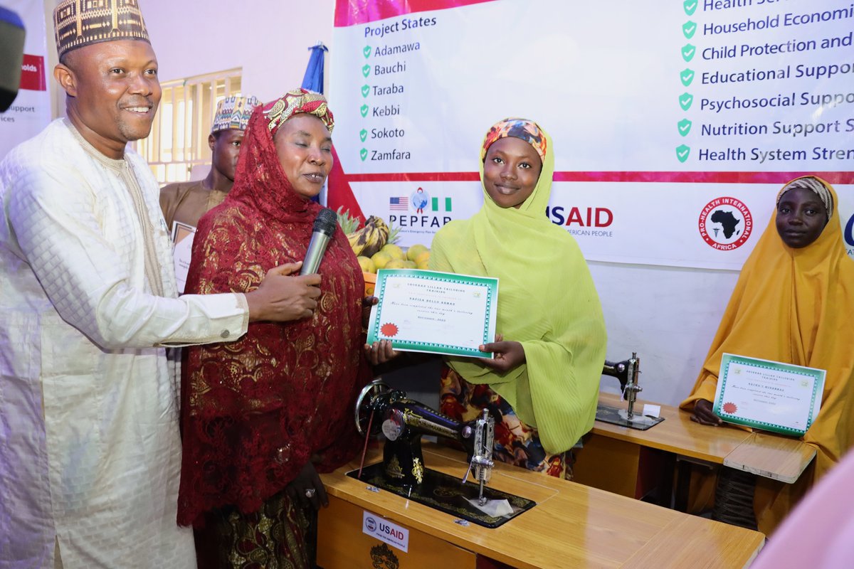 The USAID funded Integrated Child Health &amp; Social Services Award (ICHSSA-4) Project, in partnership with the Kebbi State Ministry of Women Affairs and Social Development, launched the Cash Transfer Flag-Off Ceremony to 494 Caregivers &amp; distributed Start-Up Kits to 10 Adolescents.