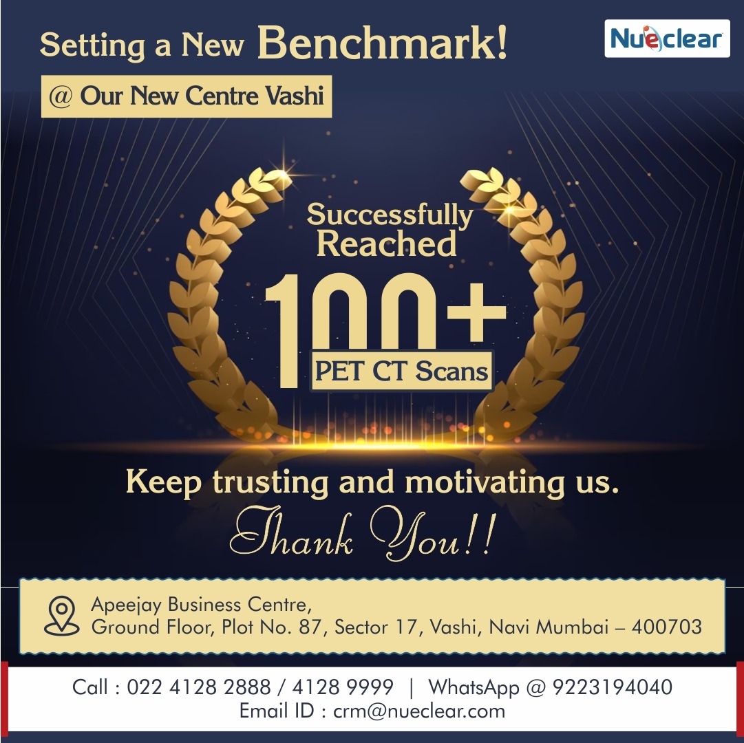 NueclearScans's tweet photo. Cheers to a century of precision! Our Vashi center has crossed 100 PET CT scans, thanks to your trust and motivation. Let's keep pushing boundaries together! 💪

#PETCT #PETCTScan #Health #cancer #radiology #PETCTScanProcedure #cancerfreeindia #scan https://t.co/XoF97ij4z3