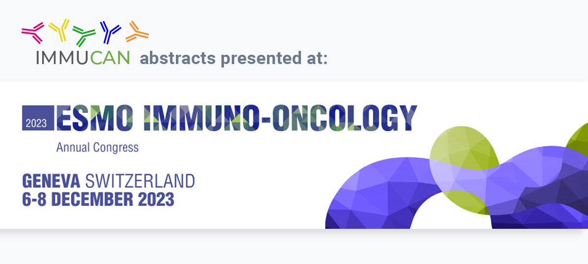EORTC's tweet image. We are proud to inform you that 7 #IMMUcan abstracts were selected for the #ESMOImmuno23 Congress in Geneva, Switzerland.  

Read more: eortc.org/blog/2023/12/0… @IMMUcan 

@myESMO #CancerResearch #ClinicalTrials #Oncology #ImmunoOncology