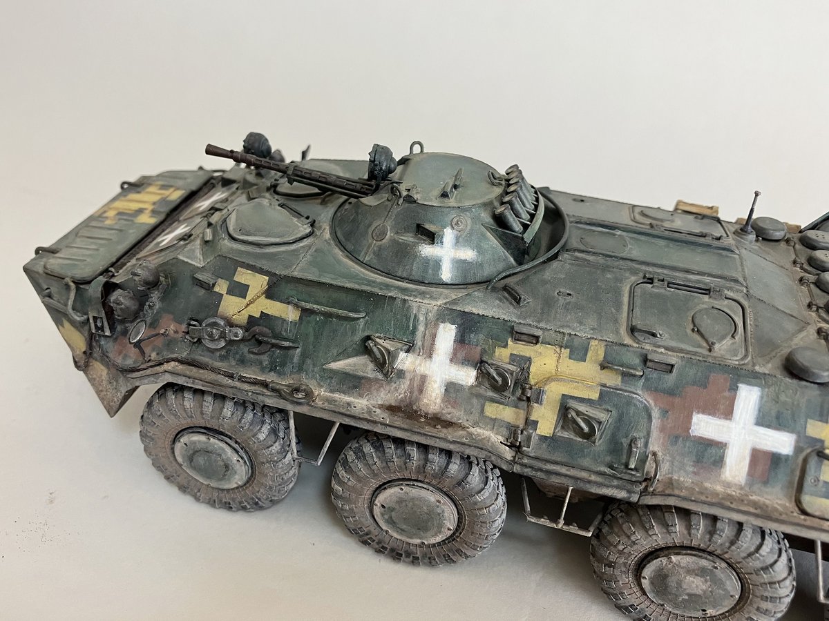 nekomanmaok's tweet photo. BTR-80くん画像 その4
#戦車模型 #scalemodels #模型戦車道 #BTR80 #TRUMPETERMODELS https://t.co/uHbTPdppFN