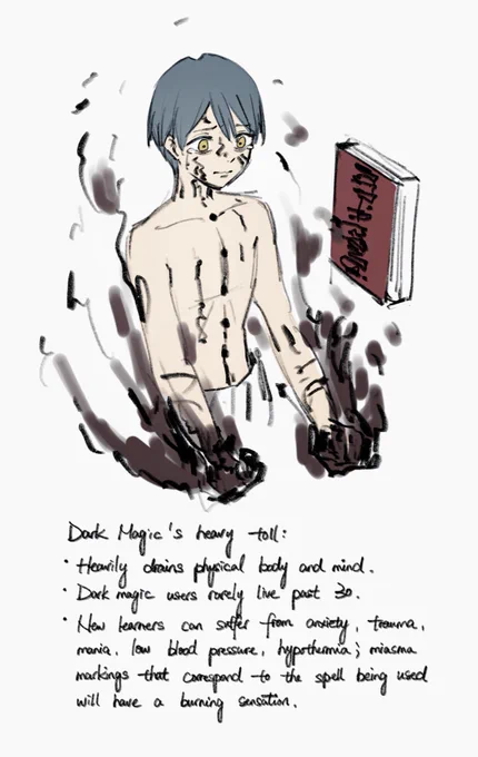 Dark magic lore