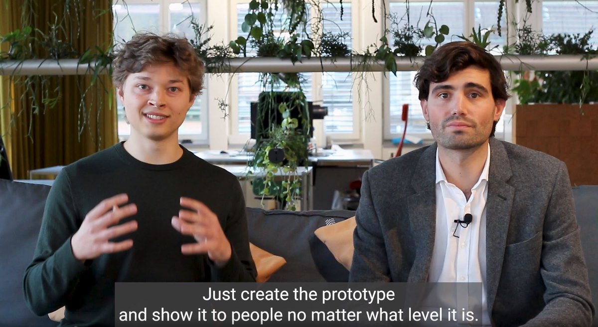 "Create the prototype and show it to people no matter what level it is"
Founders Simon Gruening and Gaetan Petit share their entrepreneurial lessons from building askEarth - an ETH spin-off predicting Earth's future to empower everyone.
Get inspired: youtube.com/watch?v=lgJdP6…