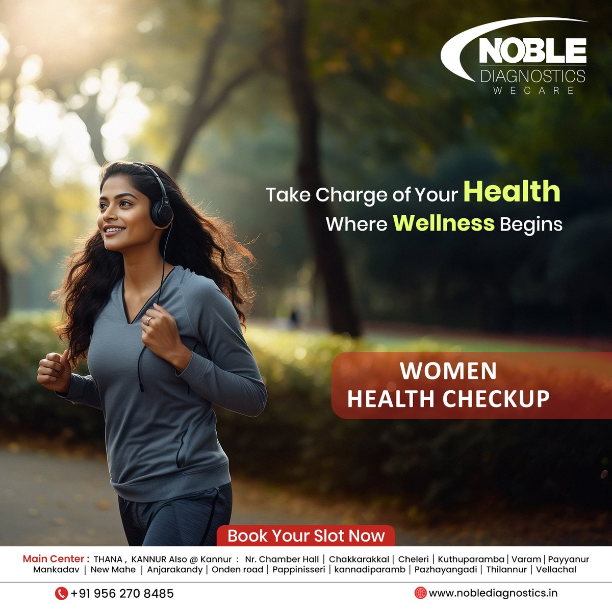 Take Charge of Your Health: Where Wellness Begins
Healthy Women checkup

#noblelabskannur #laboratory #HealthCheck #womenshealth #WomensCheckUp