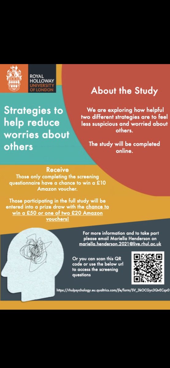 Please repost! Free online intervention to help reduce worries about others @myACBS @ACBSPsychosis @RHULPsychology