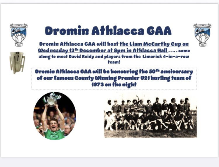 Dromin/Athlacca GAA tweet media