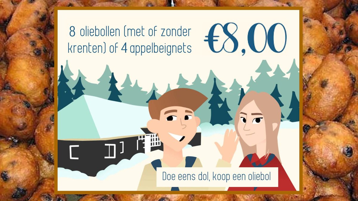 Sinterklaas is naar huis, de kerstspullen komen van zolder en wij... regelen de oliebollen.
Verkenners, padvindsters en rsa-leden hebben bestellijsten, digitaal bestellen kan ook: shop.stamhoofd.nl/en/oliebollena…
Let op: de webshop sluit 26 december '23. Info: oliebollen@opv-schoonoord.nl