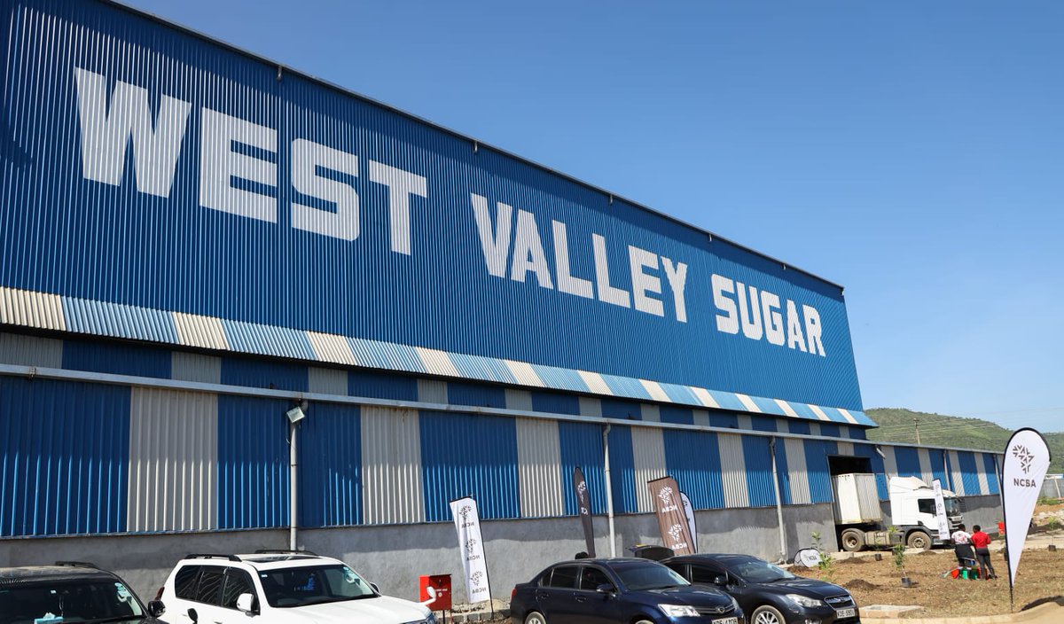 NCBABankKenya's tweet photo. Exciting day ahead! NCBA Chairman Isaac Awuondo and Group Managing Director John Gachora, tour the KES 2.8 billion West Valley Sugar Factory in Kericho County. Stay tuned for updates on this journey! #Goforit #NCBATwendeMbele https://t.co/wpElKwPQdq