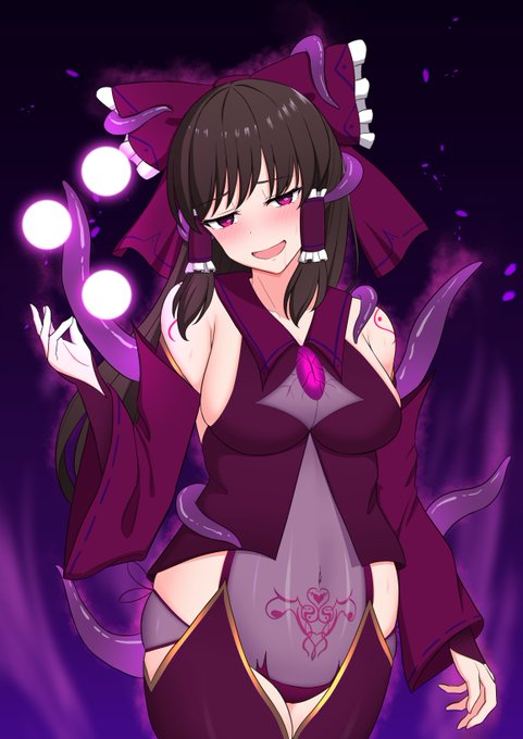 触手堕ち巫女さま 