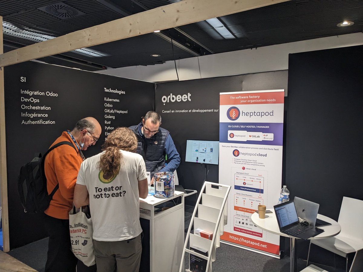 franckbret's tweet photo. Join @heptapod_soft 
 at the @OSXP_Paris
 this  Wednesday and Thursday. We share the D17 stand with @Orbeetfr. Lets talk about #heptapod #git #mercurial #DevOps #rust
 #OSXP2023 https://t.co/lBkza6Xoqe