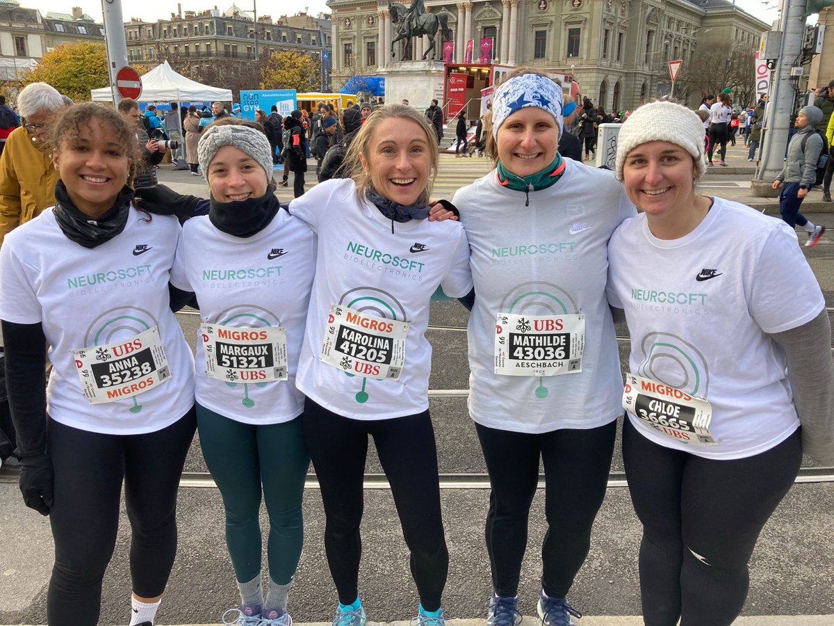 🏃‍♂️ <a href="/NeurosoftBio/">Neurosoft Bioelectronics</a> team at Course de l'Escalade, Geneva! 🌍 A great local event, strengthening team bonds. Here's to more team adventures! 🤝 #TeamSpirit #Neurotech #Runners #CourseDeLEscalade